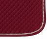 Picture of QHP Cali Saddlepad DR Burgundy Full