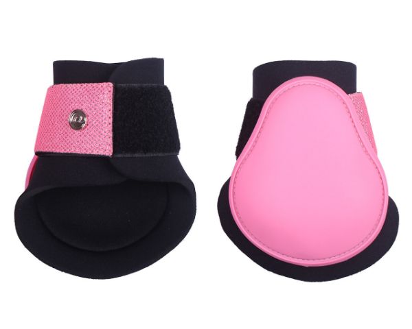 Picture of QHP Fetlock Boots Rio Powder Pink
