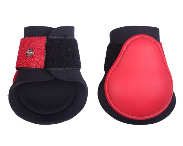 Picture of QHP Fetlock Boots Rio Red