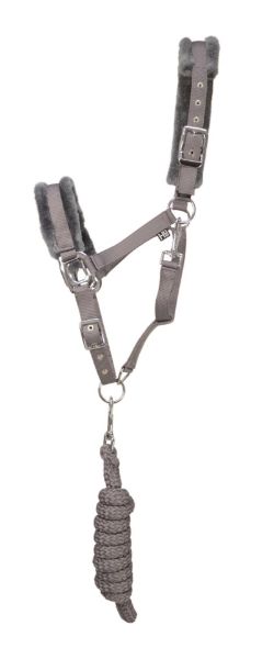 Picture of Hy Sport Active Headcollar & Lead Pencil Point Grey