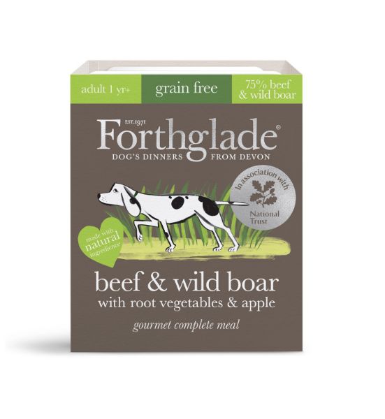 Picture of Forthglade Dog - Gourmet Beef & Wild Boar With Root Vegetables & Apple 395g