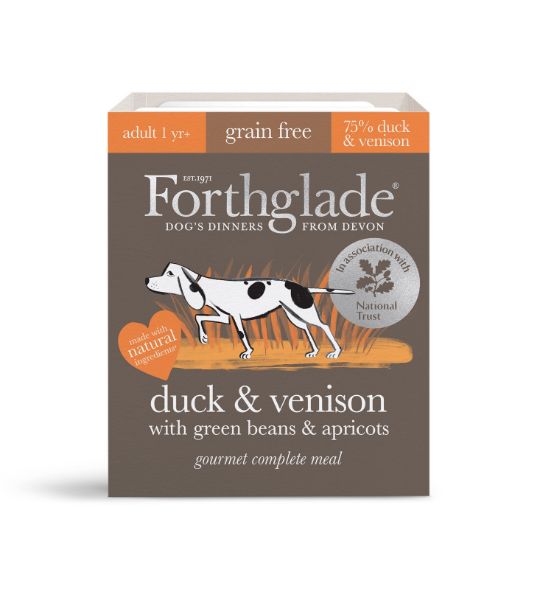 Picture of Forthglade Dog - Gourmet Duck & Vension with Green Beans & Apricot 395g