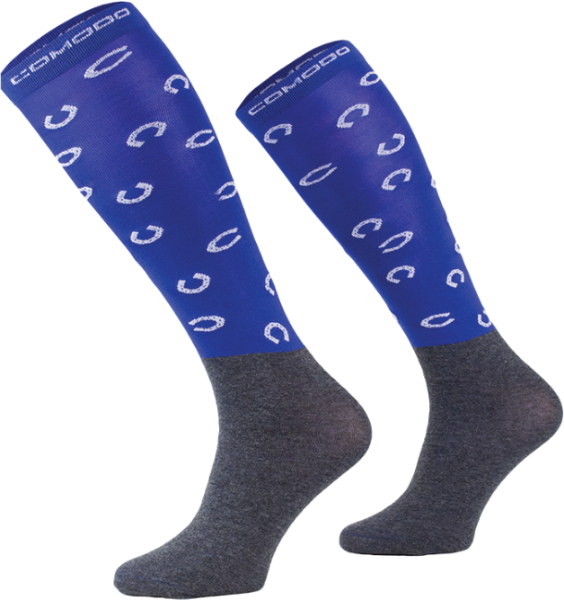 Picture of Royal Horse Shoe Pattern Microfibre Novelty Socks Adult 39-42