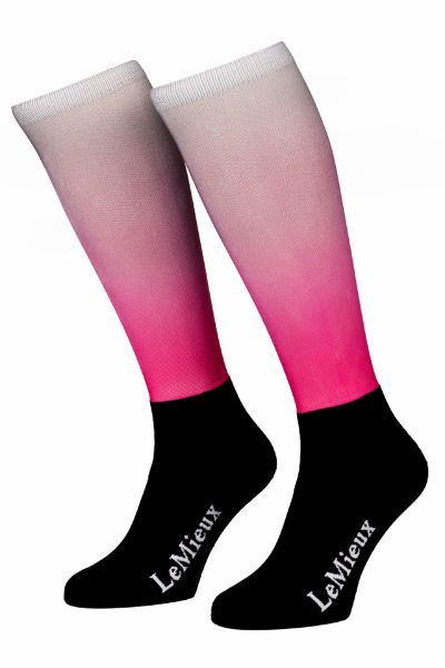 Picture of Le Mieux Spectrum Socks Grey/Watermelon Adult