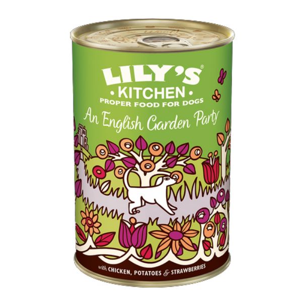 Lily S Kitchen Dog Tin Garden Party 6 X