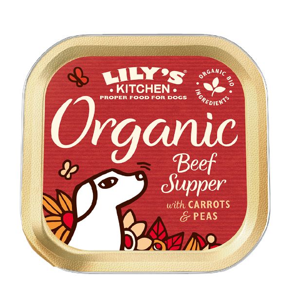 Picture of Lily's Kitchen Dog Foil Organic Beef Supper 150g