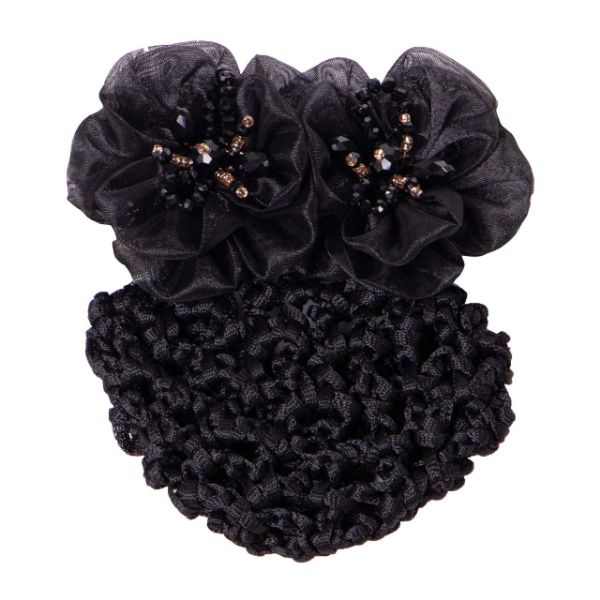 Picture of QHP Hair Bow Peony Black