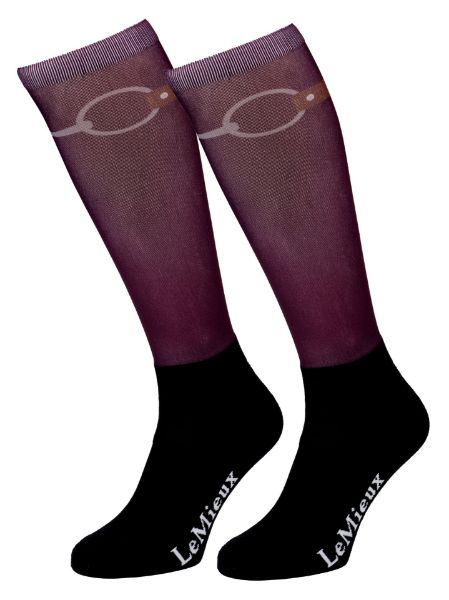 Picture of Le Mieux Adult LeMieux Footsie Socks Snaffle Fig