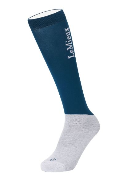 Picture of Le Mieux Compeition Socks (Twin Pack) Marine Large