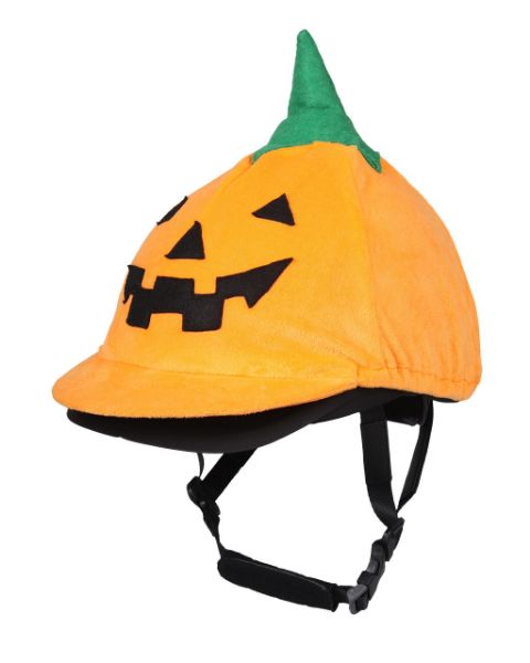Picture of QHP Helmet Cover Halloween Pumpkin