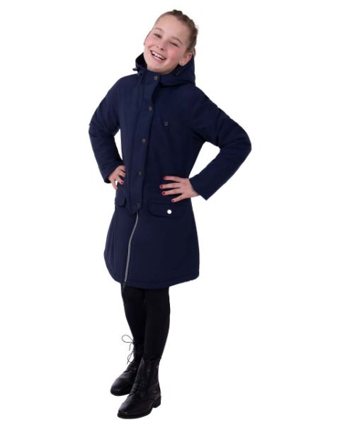 Picture of QHP Junior Winterjacket Linde Navy 