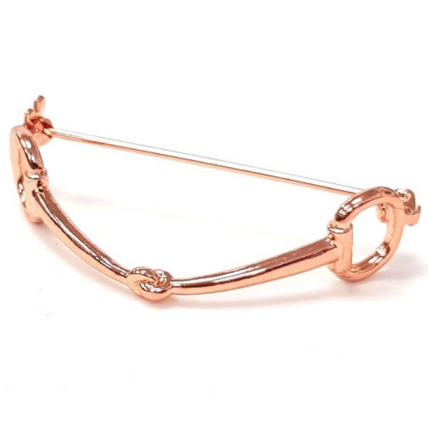 Picture of Equetech Stock Pin Snaffle Rose Gold