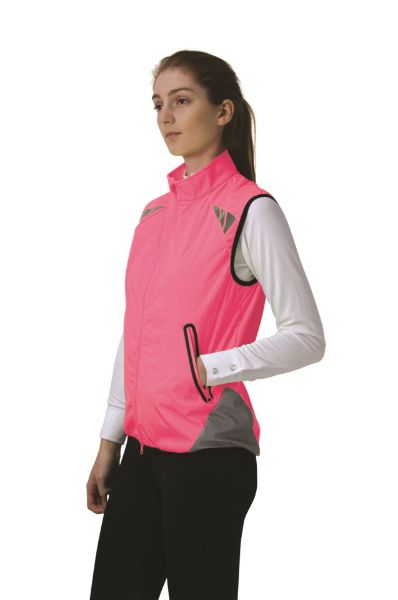 Picture of Hy Equestrian Reflector Gilet Pink