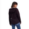 Picture of Ariat WMS Real Mccall Full Zip Sweater Mulberry Wine