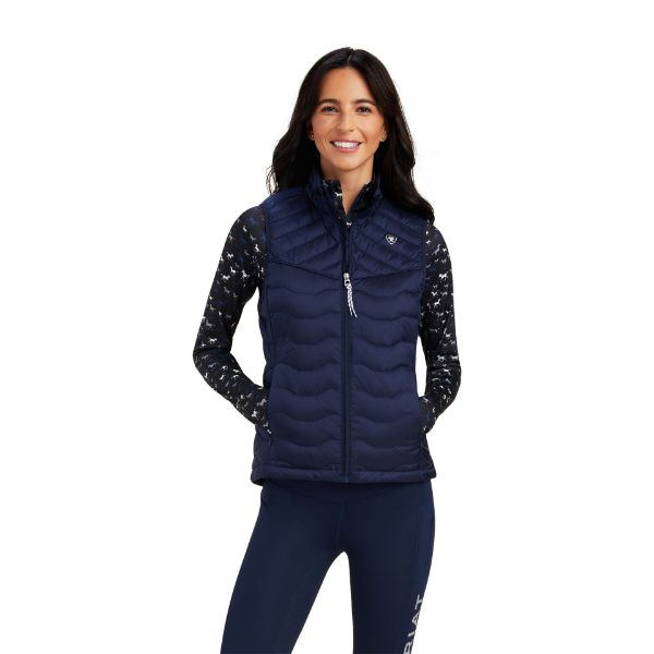 Picture of Ariat Womens Ideal Down Vest Navy Eclipse