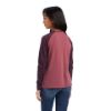 Picture of Ariat Youth Varsity LS T-Shirt Mulberry/Nostalgia Rose