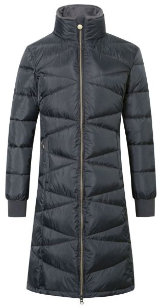 Picture of Covalliero Ladies Quilted Long Coat Graphite