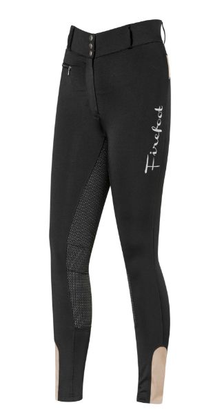 Picture of Firefoot Kids Bankfield Sticky Bum Breeches Black/Mink