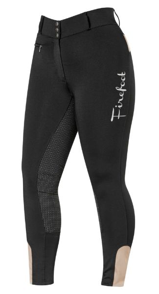Picture of Firefoot Ladies Bankfield Sticky Bum Breeches Black/Mink