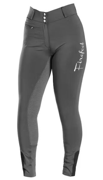 Picture of Firefoot Ladies Bankfield Sticky Bum Breeches Grey/Black