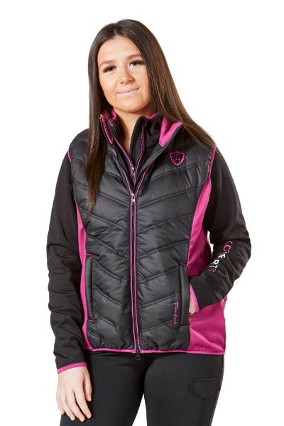Picture of Firefoot Ladies Gilet Black/Fuchsia