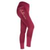 Picture of Aubrion Young Rider Team Winter Riding Tights Mulberry