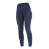 Picture of Aubrion Young Rider Team Winter Riding Tights Navy