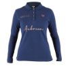 Picture of Aubrion Team Long Sleeve Polo Navy