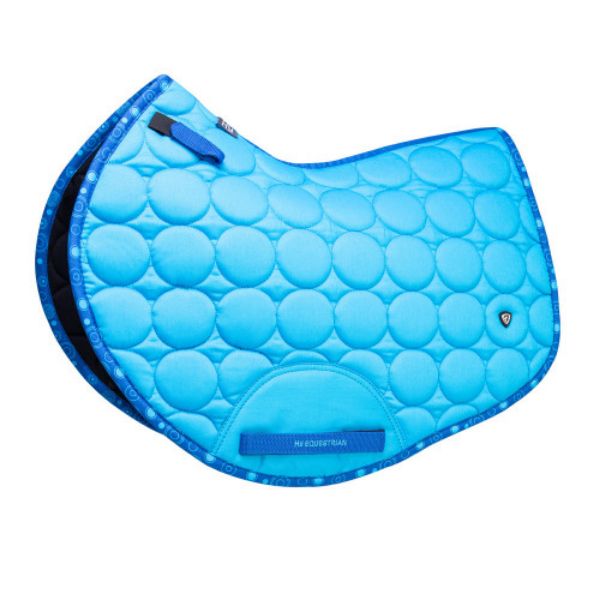 Picture of Hy Equestrian DynaMizs Ecliptic Close Contact Saddle Pad Cobalt/Ocean Small Pony