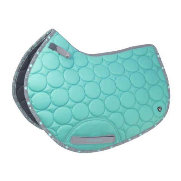 Picture of Hy Equestrian DynaMizs Ecliptic Close Contact Saddle Pad Mint/Grey Pony/Cob