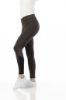 Picture of Equi Theme Brigitte Pull On Silicone Grip FS Riding Tights Chestnut