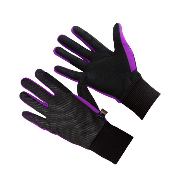 Picture of KM Elite Thinsulated Winter Gloves Black/Purple