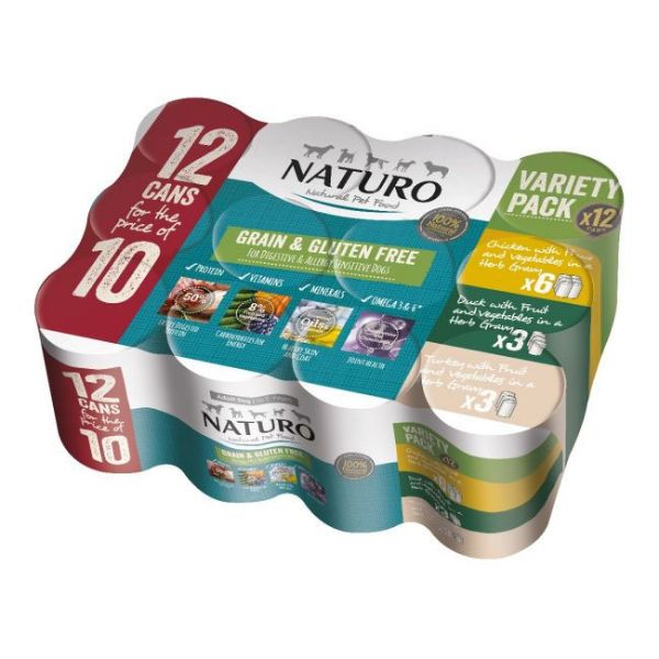 Picture of Naturo Grain & Gluten Free Variety Pack 12x390g