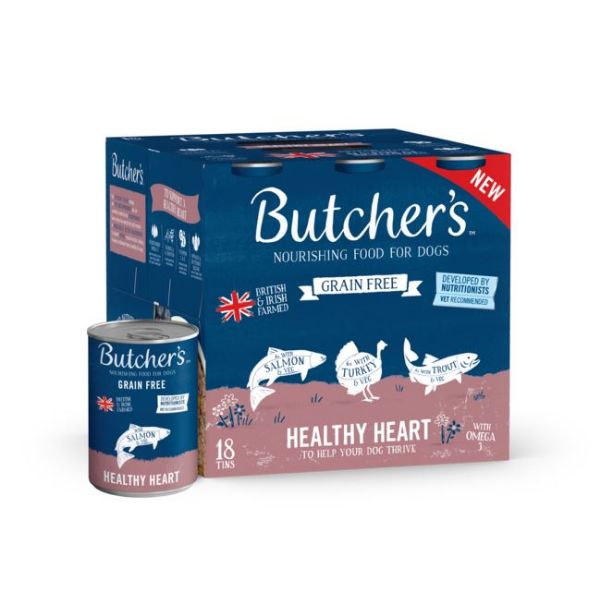 Picture of Butchers Tins Grain Free Healthy Heart 18x390g