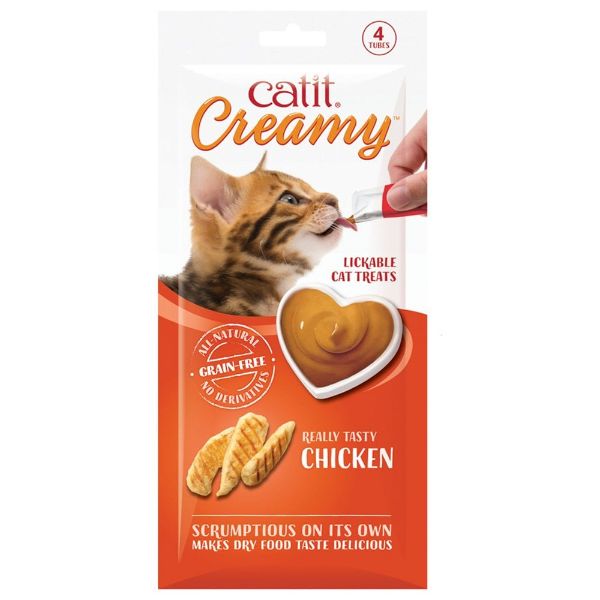 Picture of Catit Creamy Treats Chicken 4x10g