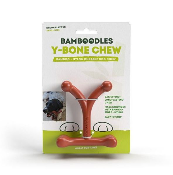 Picture of Bamboodles Y Bone Chew Sml