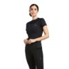 Picture of Ariat Ascent Crew Short Sleeved Baselayer Black