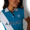 Picture of Ariat Womens Taryn SS Polo Mosaic Blue