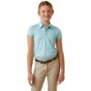 Picture of Ariat Youth Laguna SS Polo Heather Maui Blue