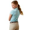 Picture of Ariat Youth Laguna SS Polo Heather Maui Blue