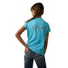 Picture of Ariat Youth Varsity Camo SS T-Shirt Mosaic Blue