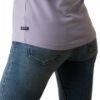 Picture of Ariat Womens Prix 2.0 SS Polo Heirloom Lilac