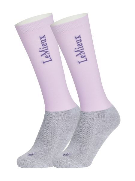 Picture of Le Mieux Competition Socks 2 Pack Wisteria Large