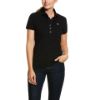 Picture of Ariat Womens Prix 2.0 SS Polo Black