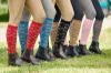 Picture of Covalliero Riding Socks Checked Clay 37-39