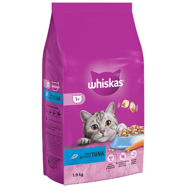 Picture of Whiskas 1+ Adult Cat Complete Tuna 1.9kg