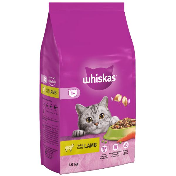 Picture of Whiskas Dry Lamb 1.9kg