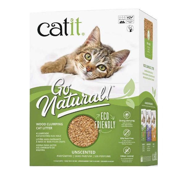 Picture of Catit Go Natural Wood Litter 15L