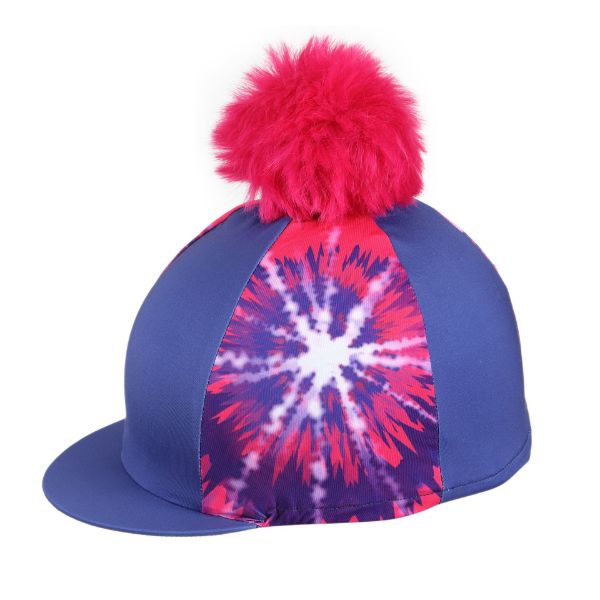 Picture of Aubrion Hyde Park Hat Cover Pink Tie Dye