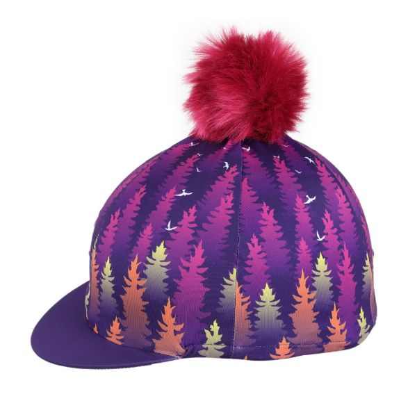 Picture of Aubrion Hyde Park Hat Cover Purple Forest